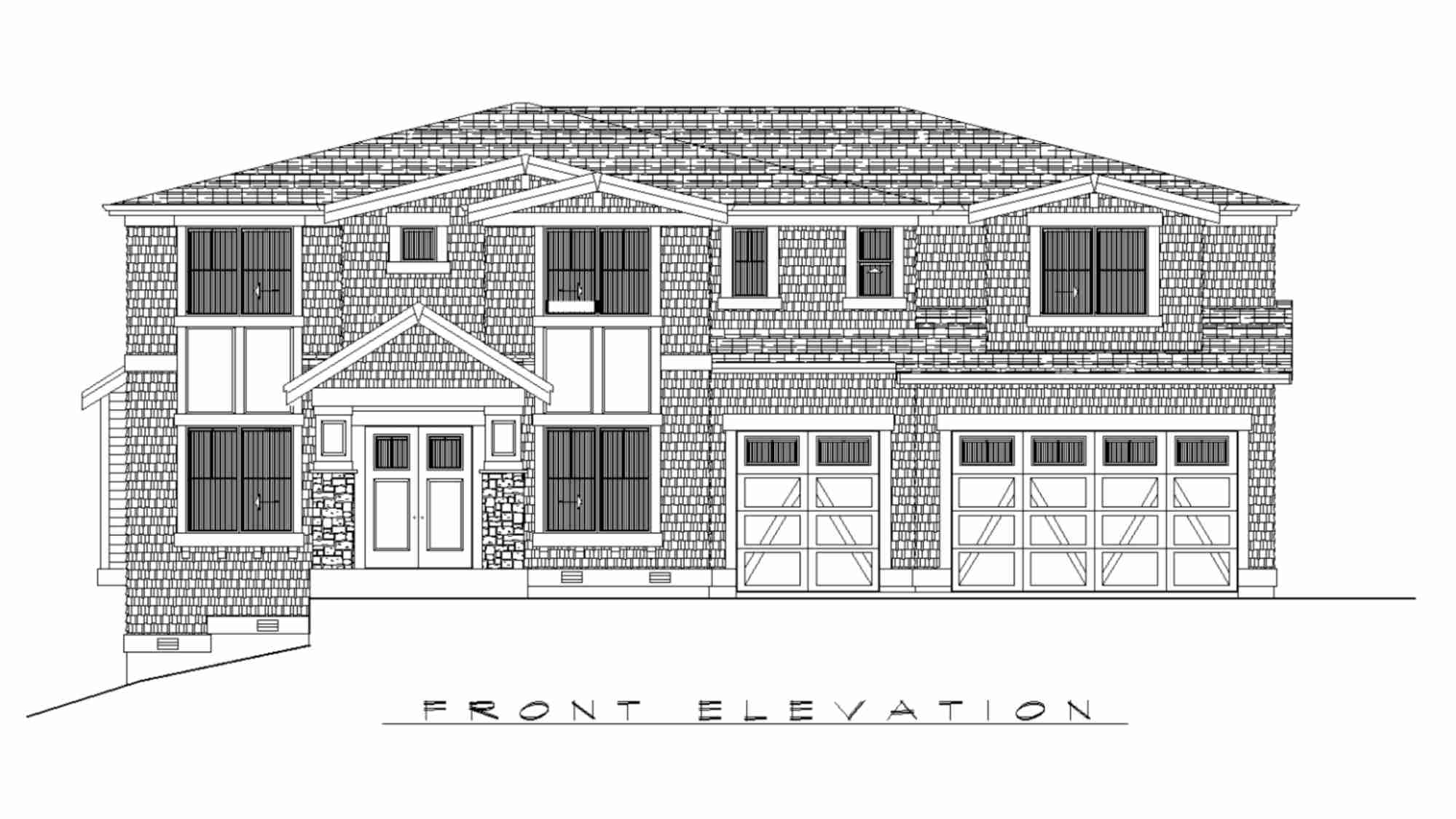 What is the Front Elevation of a House?