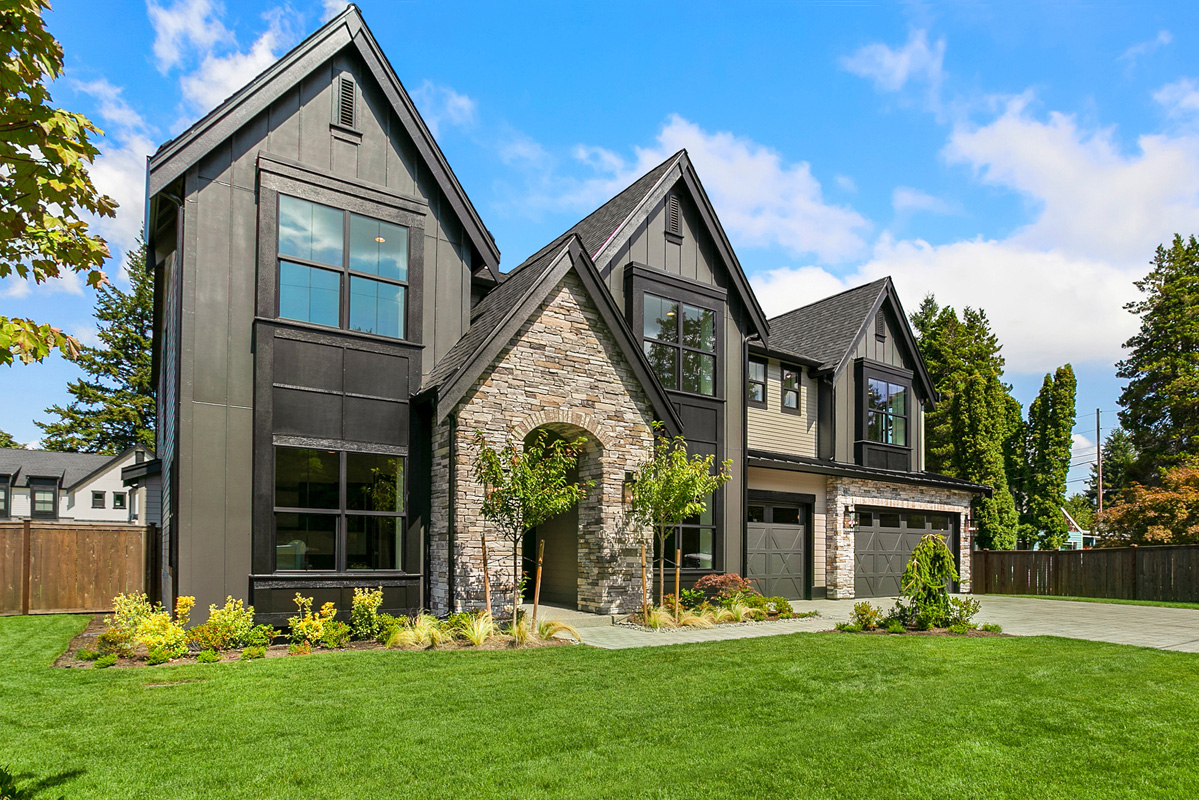 Acropolis custom floor plan modern farmhouse exterior