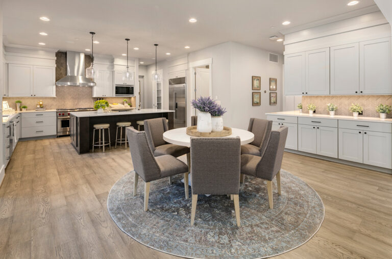 Acropolis custom floor plan transitional nook
