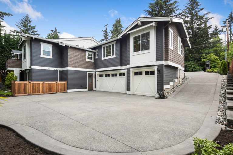 Agra custom floor plan garage exterior
