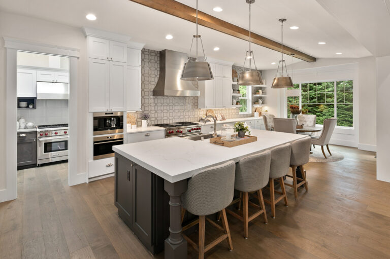 Agra custom floor plan kitchen
