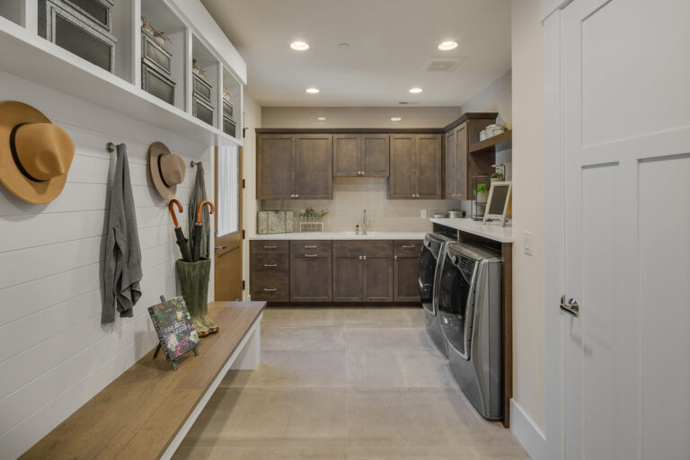 Agra custom floor plan mudroom