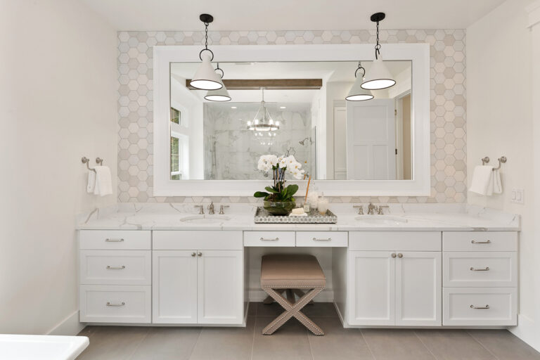 Agra custom floor plan primary suite bath vanity