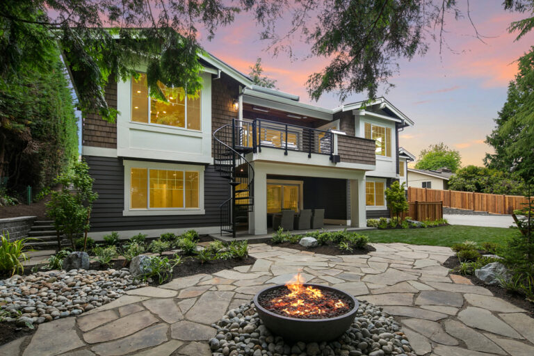 Agra custom floor plan rear exterior