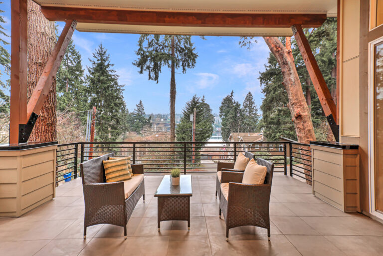 Amsterdam custom floor plan covered deck