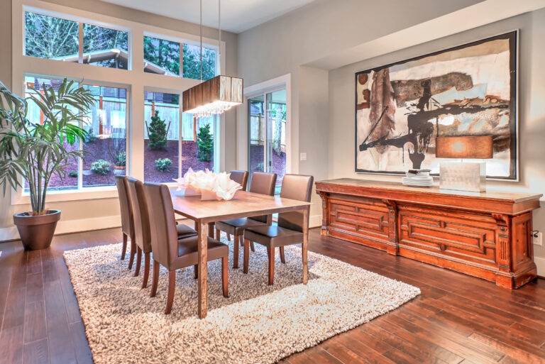 Amsterdam custom floor plan dining room