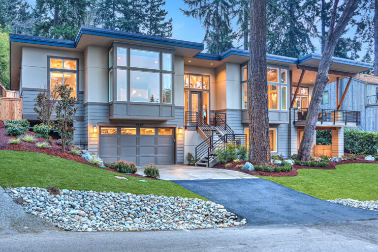 Amsterdam custom floor plan modern front exterior