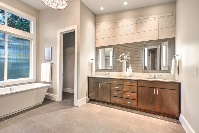 Amsterdam custom floor plan primary suite bath vanity