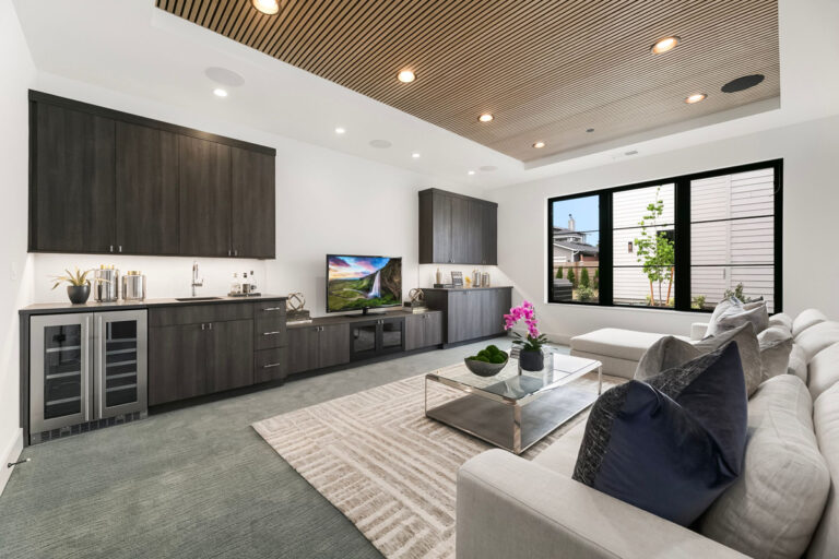 Arabella custom floor plan media room