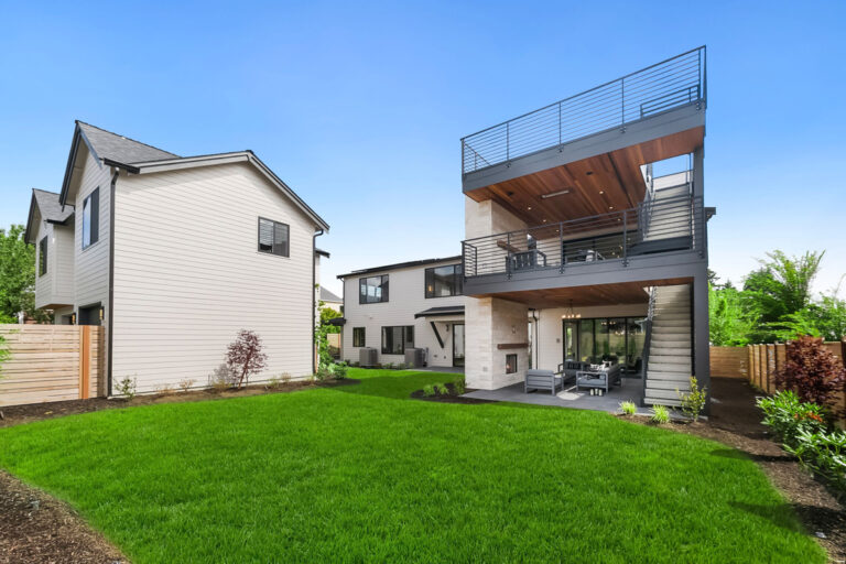 Arabella custom floor plan rear exterior