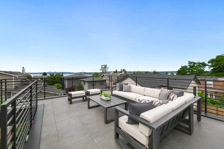 Arabella custom floor plan rooftop deck