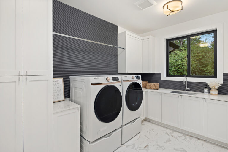 Astoria custom floor plan laundry room