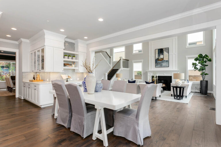 Athenia custom floor plan main living nook