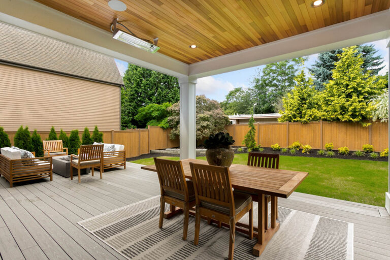 Athenia custom floor plan covered outdoor living