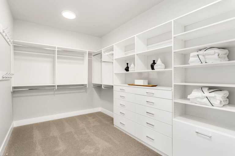 Athenia custom floor plan primary suite walk in closet