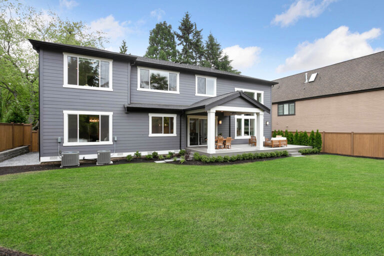 Athenia custom floor plan rear exterior