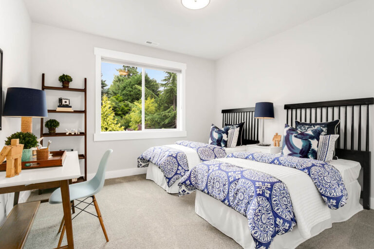 Athenia custom floor plan secondary bedroom