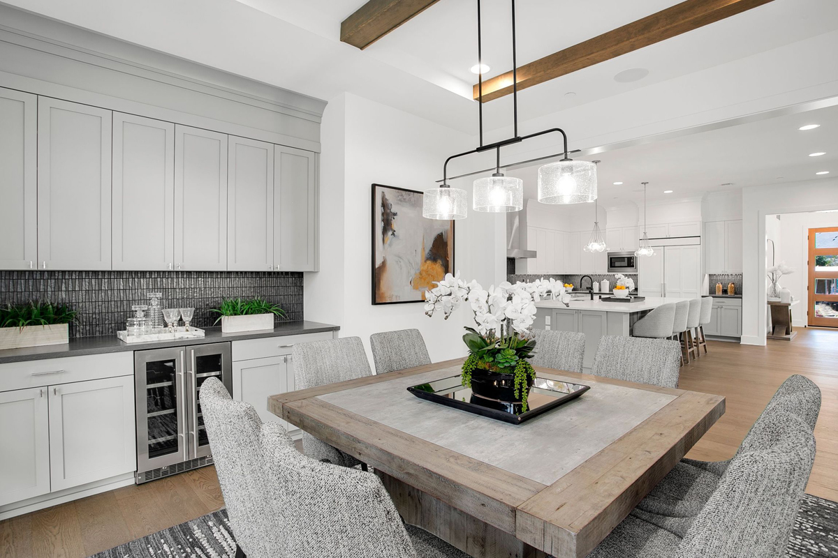 Atwater custom floor plan dining room