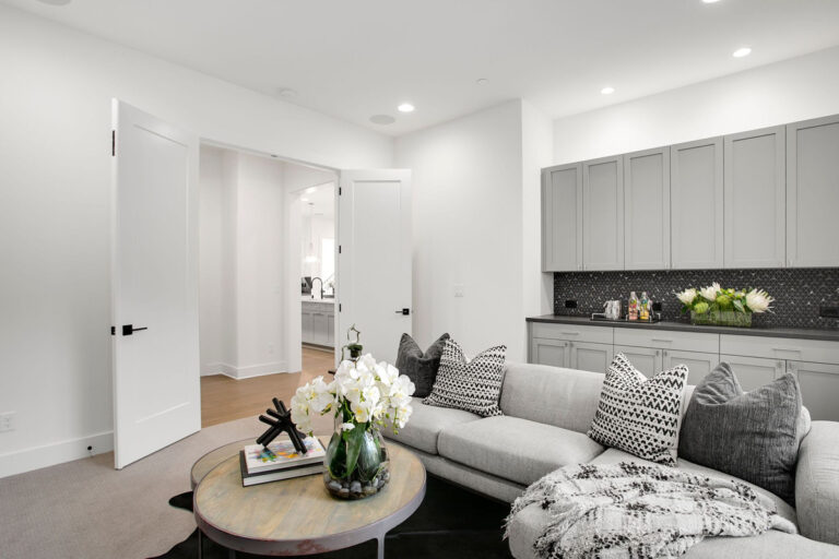Atwater custom floor plan media room