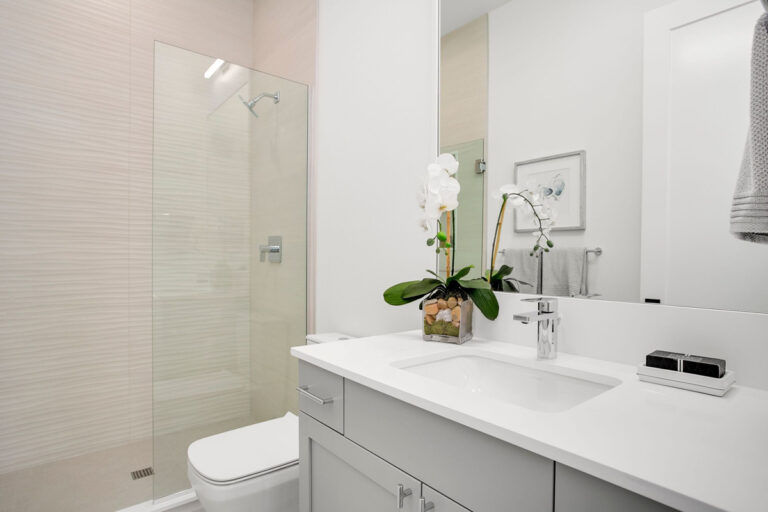 Atwater custom floor plan secondary bathroom
