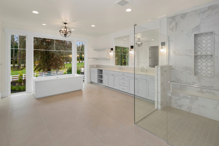 Barbaro custom floor plan primary suite bath