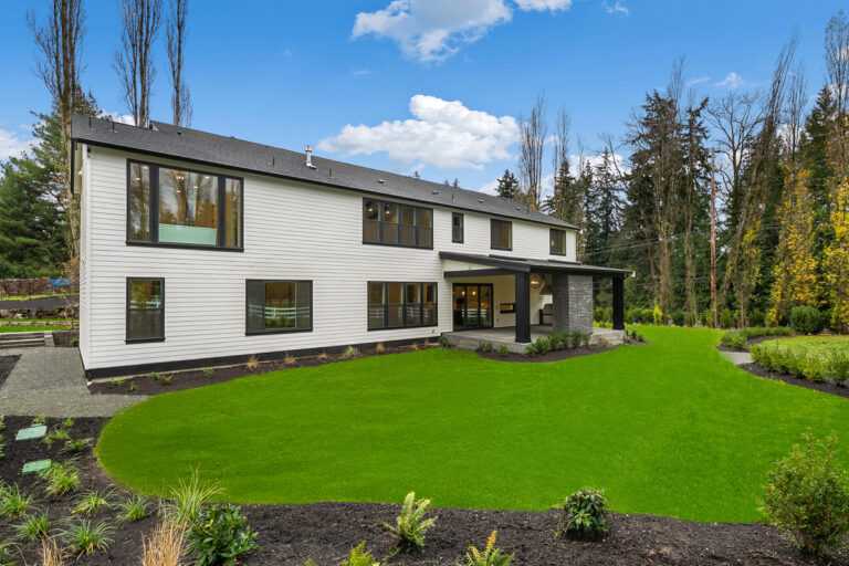Barbaro custom floor plan rear exterior