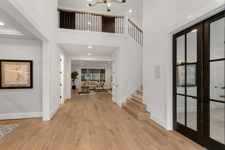 Belmont custom floor plan foyer