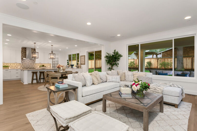 Belmont custom floor plan main living