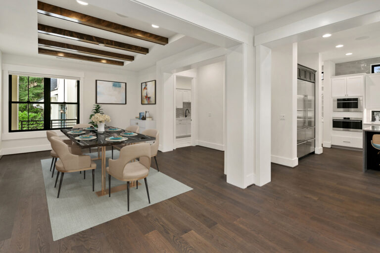 Birch custom floor plan dining room