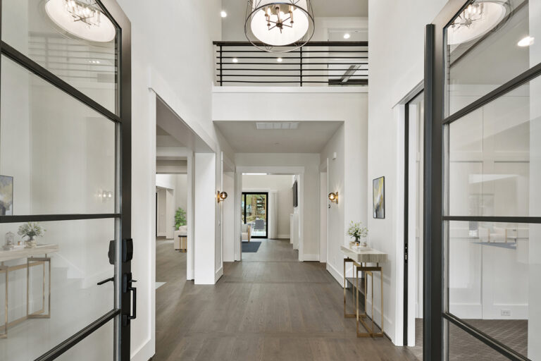 Birch custom floor plan foyer