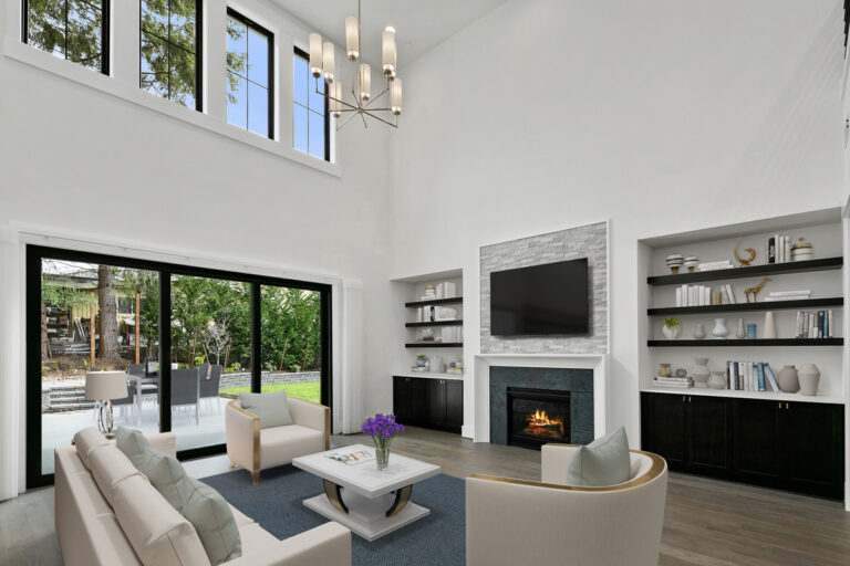 Birch custom floor plan great room