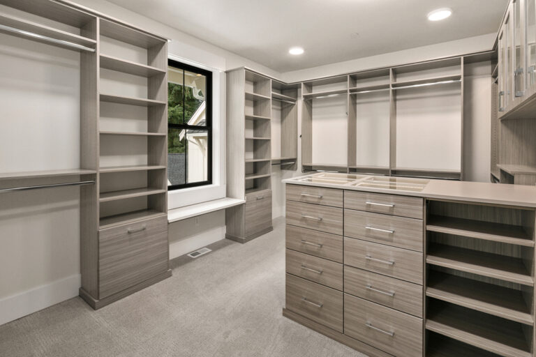 Birch custom floor plan primary suite walk in closet