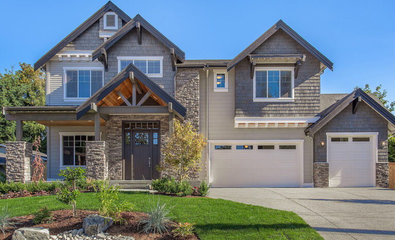 Bodrum custom floor plan transitional front exterior