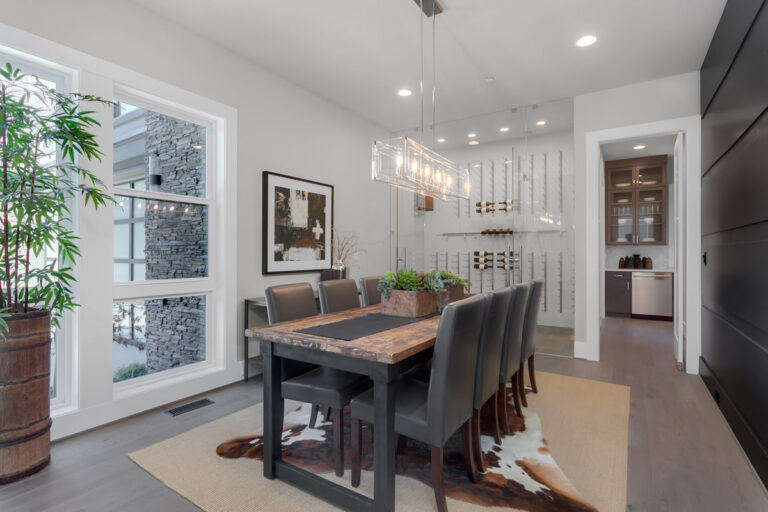 Bordeaux custom floor plan dining room