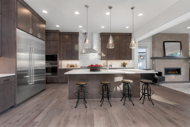 Bordeaux custom floor plan kitchen