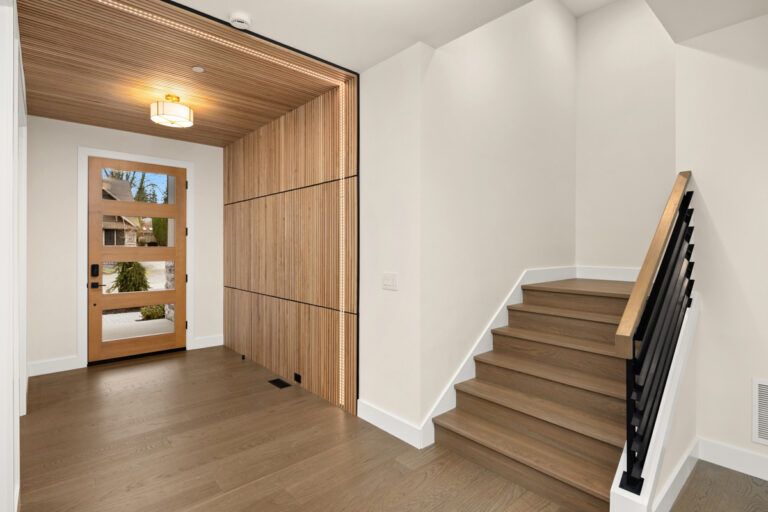Brentwood custom floor plan foyer