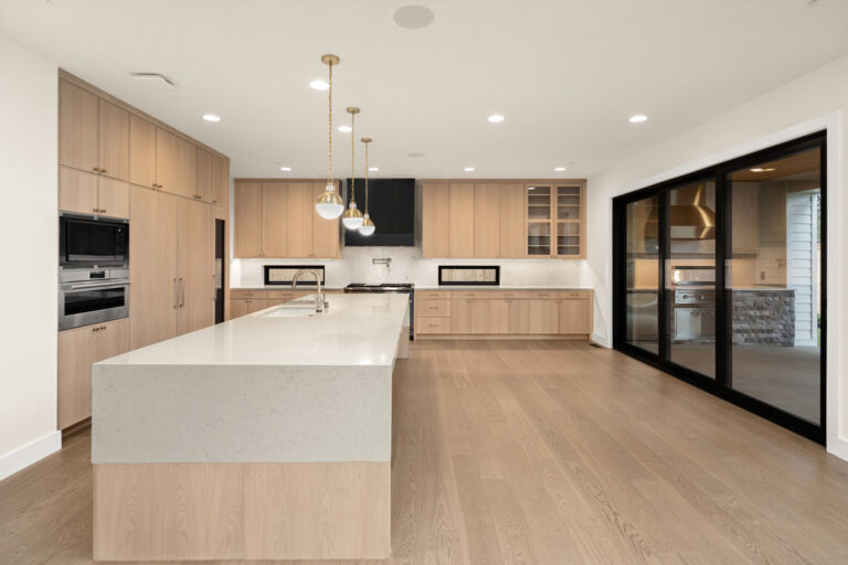 Brentwood custom floor plan kitchen