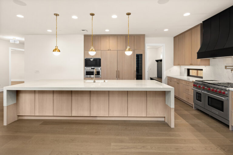 Brentwood custom floor plan kitchen
