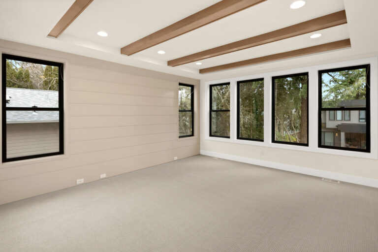 Brentwood custom floor plan primary suite