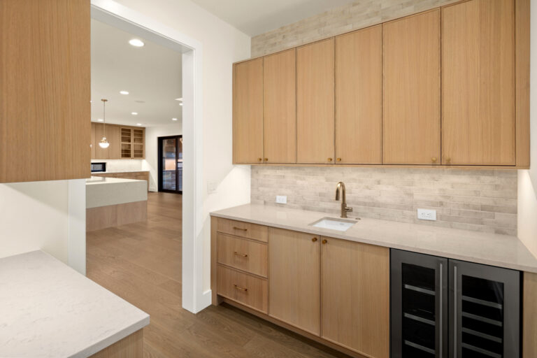 Brentwood custom floor plan service area