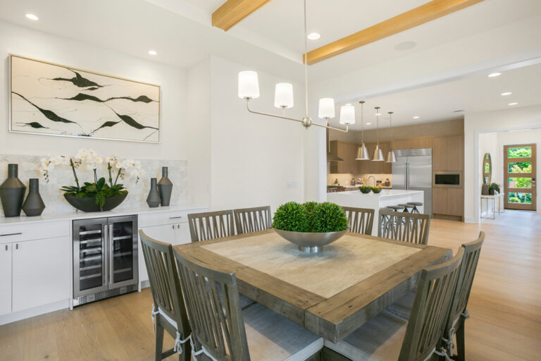 Brixton custom floor plan dining room