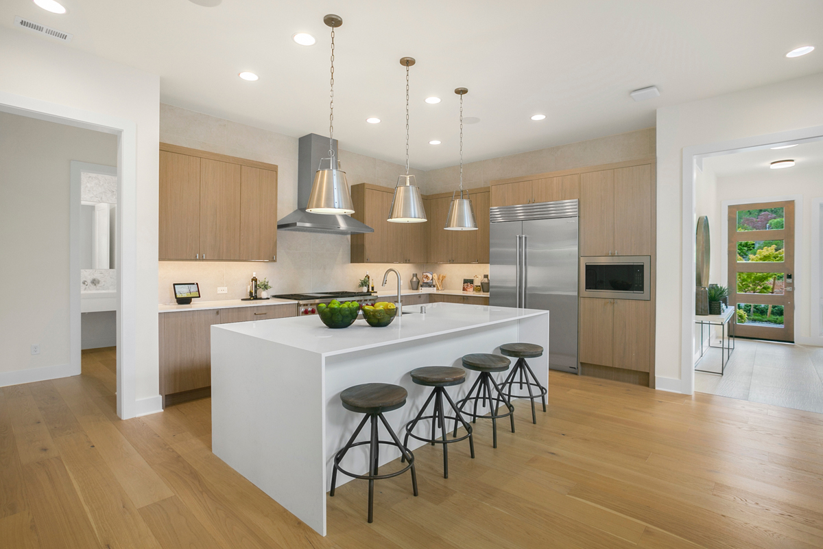 Brixton custom floor plan kitchen