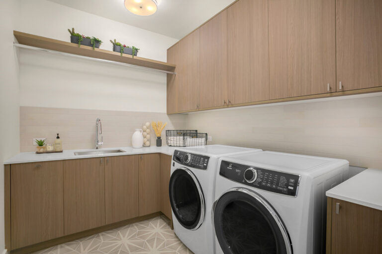 Brixton custom floor plan laundry room