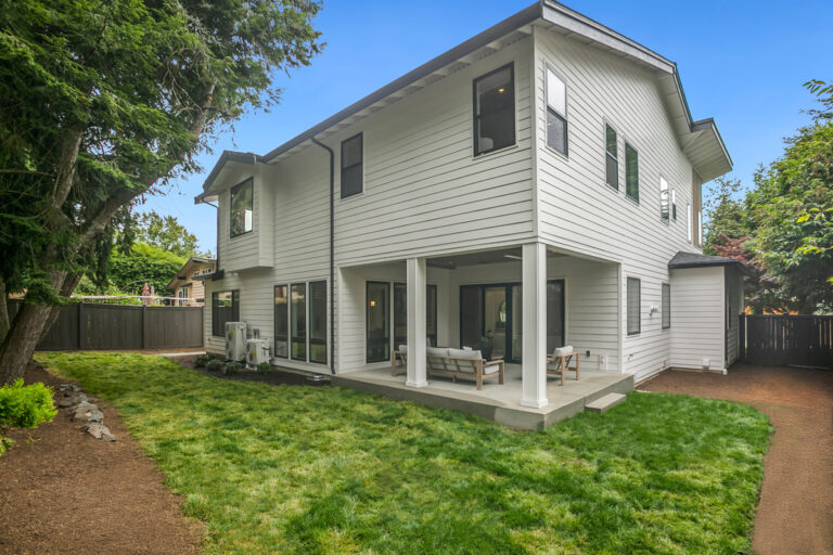 Brixton custom floor plan rear exterior