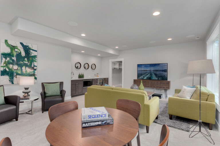 Calabria custom floor plan media room