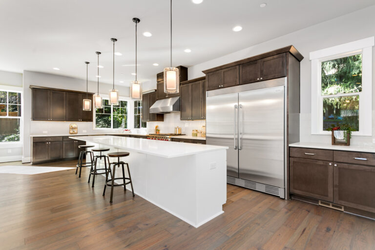 Capri custom floor plan kitchen