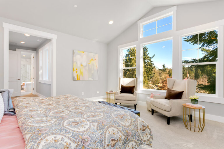 Capri custom floor plan primary suite