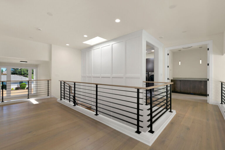 Bellevue 01 custom home upper hall