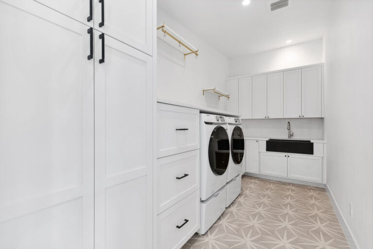 Bellevue 02 custom home laundry room