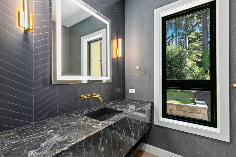 Bellevue 02 custom home powder room